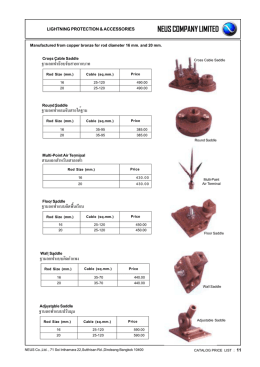 LIGHTNING PROTECTION & ACCESSORIES