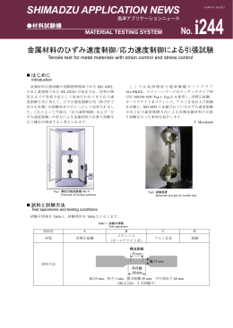SHIMADZU APPLICATION NEWS