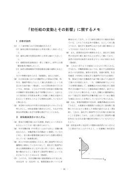 「初任給の変動とその影響」に関するメモ