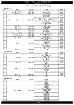 出展作品リスト（PDF）