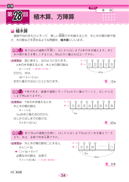 植木算，方陣算