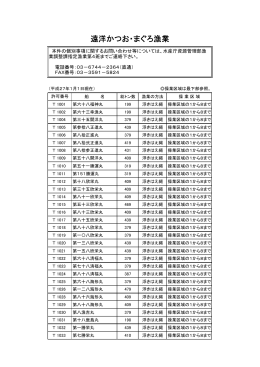 遠洋かつお・まぐろ漁業（PDF：87KB）