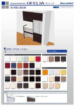 (有)斉藤工務店様 SystemKitchen カラーバリエーション