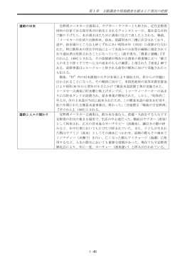 第Ⅰ章 文献調査や現場踏査を踏まえた現況の把握