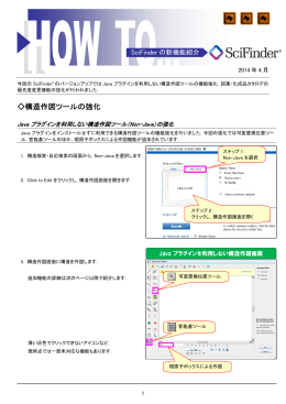 2014 年 4 月 ＜Non-Java に可変置換位置ツール追加