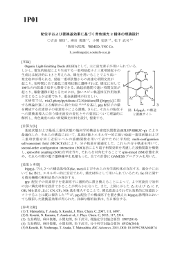 配位子および置換基効果に基づく青色燐光 Ir 錯体の