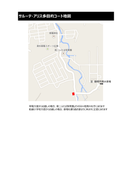 サルーテ・アリス多目的コート地図