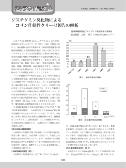 ジスチグミン臭化物によるコリン作動性クリーゼ報告