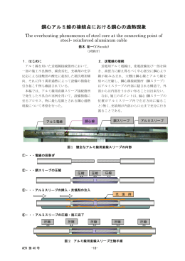 鋼心アルミ線の接続点における鋼心の過熱現象（PDF 1851KB）