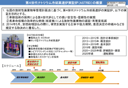 第4世代ナトリウム冷却高速炉実証炉（ASTRID）の概要