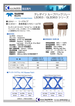 ～ドイツ・ベルケ社～ テレダインループバックリレー LB363 / GLB363