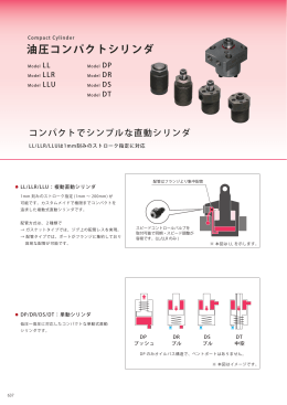 油圧コンパクトシリンダ