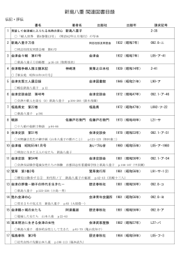 新島八重資料 PDFリスト