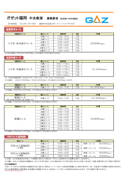 併願コース 西南コース ガゼット入試特訓A ガゼット入試特訓S 二ケ年・年