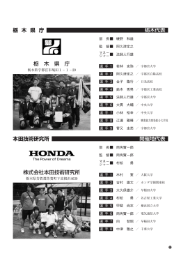 栃 木 県 庁 栃 木 県 庁 本田技術研究所 株式会社本田技術研究所