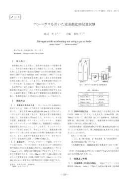 ボンベガスを用いた窒素酸化物促進試験（PDF：709KB）