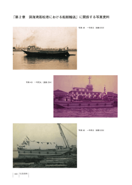 「第 2 章 洞海湾若松港における船舶輸送」に関係する写真資料