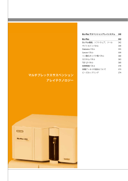 マルチプレックスサスペンション アレイテクノロジー - Bio-Rad