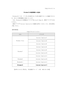 Windows10の推奨環境への追加（PDF：343KB）