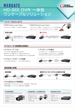 ワンケーブルコンセプト 最長距離と保護 ダブルリーチ（長距離伝送機能）
