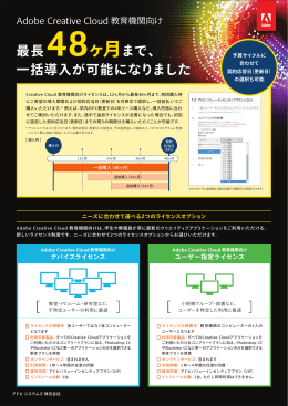 最長 48ヶ月まで、 一括導入が可能になりました
