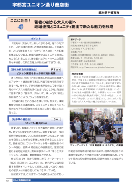 栃木県 宇都宮ユニオン通り商店街振興組合(PDF:844KB)