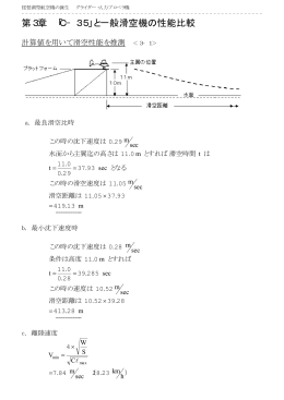 第3章 「C&minus;35」と一般滑空機の性能比較