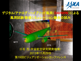 デジタル/アナログ・ハイブリッド風洞（DAHWIN）による 風洞試験/数値