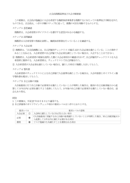 正会員推薦基準及び入会手順要領 この要領は
