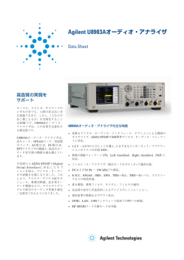 Agilent U8903Aオーディオ・アナライザ