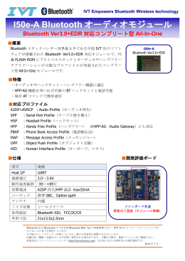 I50e-A Bluetooth オーディオモジュール