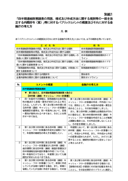 別紙1 - 金融庁