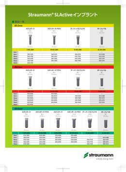SLActive ® 製品一覧