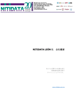 NITIDATA LE&Oacute;N社 会社概要