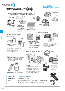 燃やすごみの出し方