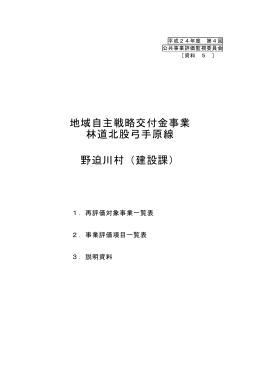 地域自主戦略交付金事業 林道北股弓手原線 野迫川村（建設課）