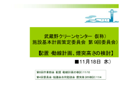 11月18日（木） 【配置・動線計画、煙突高さの検討】