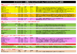 H26．10月～ プログラム内容