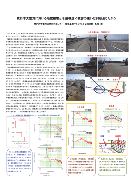 東日本大震災における地震被害と地盤構造＜被害の違いは