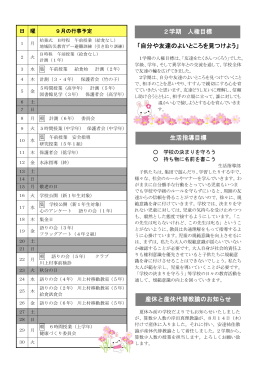 「自分や友達のよいところを見つけよう 自分や友達のよいところを見つけ
