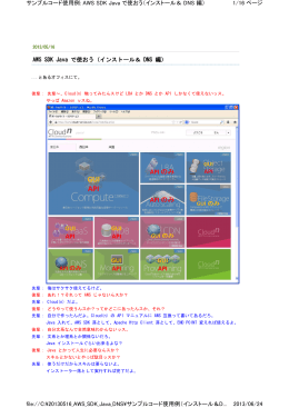 SDKインストール、DNS 編