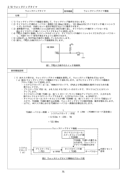 75 2.10 ウォッチドッグタイマ