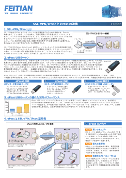 SSL-VPN/IPsec と ePass の連携 Feitian
