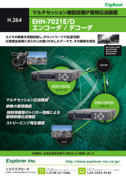 EHH-7021E/D エンコーダ/ デコーダ
