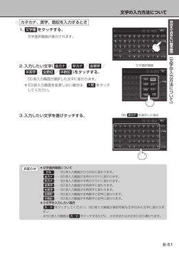 カタカナ／漢字／英数 - Panasonic