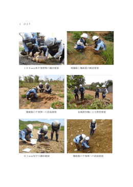 1 OJT 105mmWP発煙弾の識別要領 導爆線と爆破薬の縛着要領