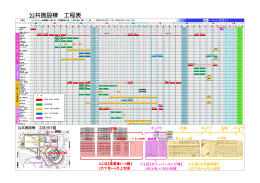 公共施設棟 工程表