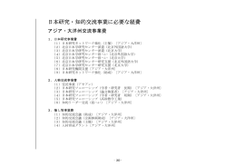 アジア・大洋州交流事業費 【PDF:991KB】