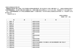 大阪府公安委員会告示第123号 警備員等の検定等に関する規則（平成