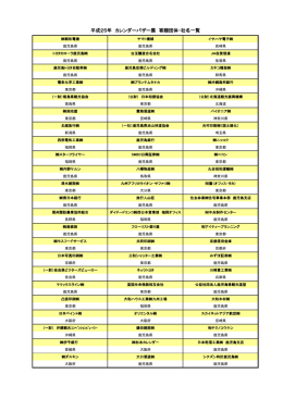 ご寄贈いただいた企業はこちら